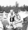 Den 23 juli 1938. Barnutflykt till Furuvik. Reportage för Gefle-Posten