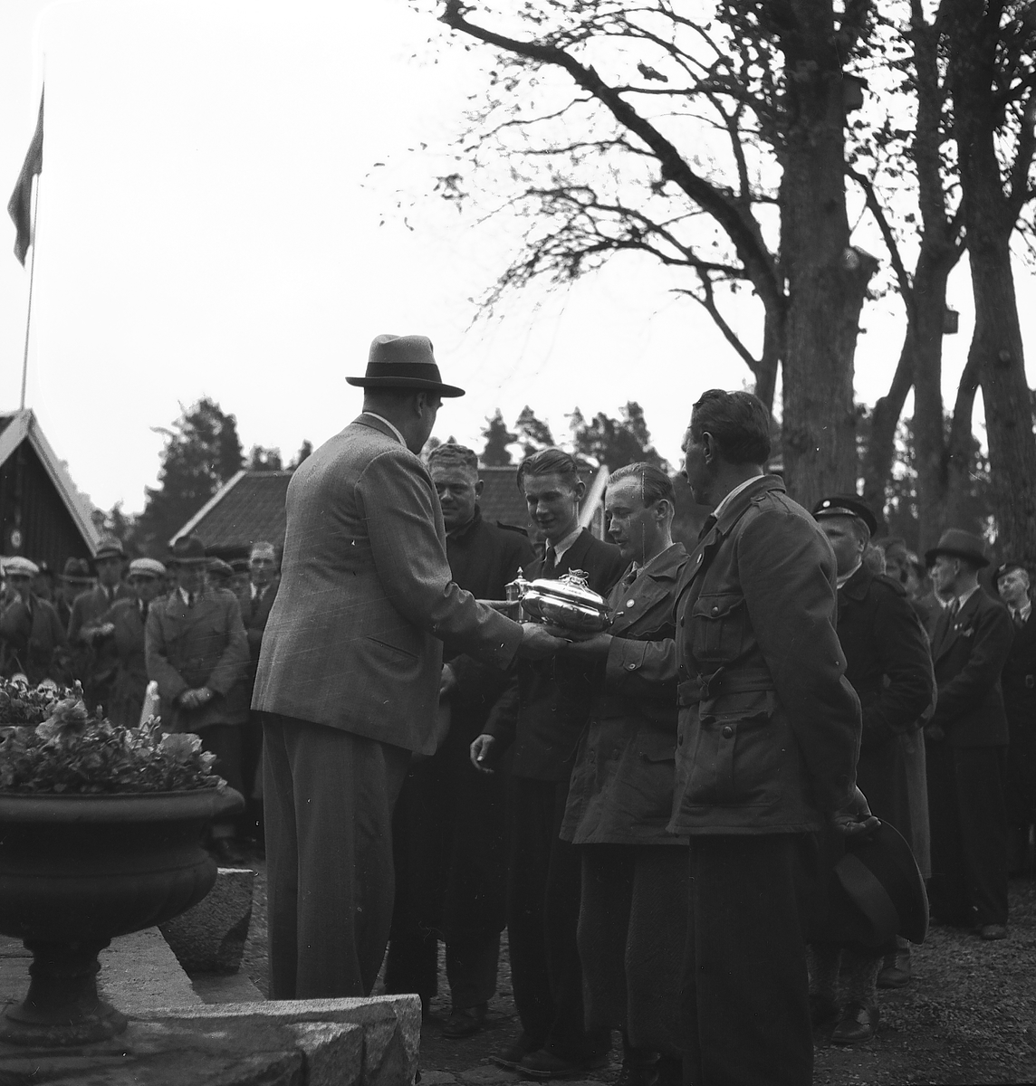 År 1938. Korparations skjutning. Reportage för Gefle-Posten

