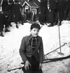 Februari 1938. Fettisdagstävling skidåkning.