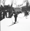 Februari 1938. Fettisdagstävling skidåkning.