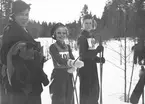 Februari 1938. Fettisdagstävling skidåkning.