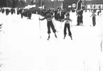 Februari 1938. Fettisdagstävling skidåkning.