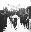 Februari 1938. Fettisdagstävling skidåkning.