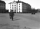 April 1938. Beväringsinryckning. Korum. Reportage för Gefle Dagblad