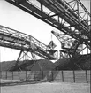 År 1938. Skansen-Hamnen. Transportörer vid Skansen. Reportage för Gefle Dagblad