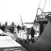 År 1938. Danskt Flottbesök. Inre hamnen. Reportage för Gefle Dagblad