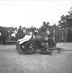 År 1938. Kamratmöte vid Kungsbäck. Reportage för Gefle Dagblad