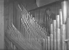 Maj 1938. Orgel i Stora Kyrkan. Musik av Berg. Reportage för Gefle Dagblad
