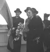 Sjösättning av M/S Trominent. December 1947. Gävle Varv anlades 1873. Efter en konkurs 1921 bildades Gefle Varfvs och Verkstads Nya AB, som bland annat tillverkade oljecisterner och utrustningar till pappersmassefabriker. På 1940-talet återupptogs skeppsbyggeriet.