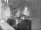 Begravning för disponent Bärnmark i Valbo Kyrka. 15 april 1945.