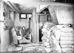 Interiör från Gävle Makaronifabrik, Södra Centralgatan 27, Gävle. 22 februari 1946.