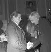 Hushållningssällskapet 40-årsjubilerar på Folkets Hus.      8 december 1948.