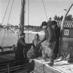 Fartyget Stellas haveri utanför Slangrevet. 2 mars 1949.