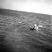 Fartyget Stellas haveri utanför Slangrevet. Flygbilder. 2 mars 1949.