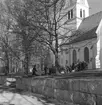 Skutskärs kyrka. Ärkebiskopen på besök. 24 mars 1949.