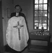 Skutskärs kyrka. Ärkebiskopen på besök. 24 mars 1949.