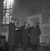 Skutskärs kyrka. Ärkebiskopen på besök. 24 mars 1949.