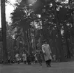 Folknykterhetens dag. Demonstrationståg till Boulognerskogen. År 1949. Reportage för Gefle Dagblad.