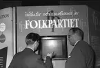 Folkpartiet, utställning på stadshuset. 14 november 1949.