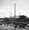 Linbana vid Korsnäs fabrik. 27 augusti 1947. Nordströms Linbanor AB, Vasagatan 16, Stockholm.