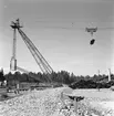 Linbana vid Korsnäs fabrik. 27 augusti 1947. Nordströms Linbanor AB, Vasagatan 16, Stockholm.