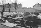 Fältskärsbron över Lillån, Öster. Reportage för Gefle Dagblad