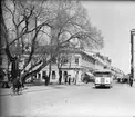 Rådhustorget och en buss som ska till Järvsta-Hemlingby