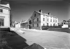 Kaplansgatan och Ruddammsgatan. Mars 1955