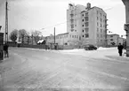 Nybygge i korsningen Brunnsgatan och Södra Kungsgatan