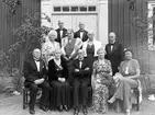 Familjen Boberg .  Den 31 augusti 1946
Bobergs Fajansfabrik AB.