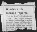 Tidningstext från Sv. D:s New York-redaktionen, 16 januari 1941