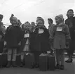 Norgebarn på Centralstationen. September 1945