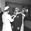 Medaljutdelning i Bomhus kyrka. Korsnäs AB