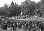 Besök i Djur-och Nöjesparken Furuvik. Stora scenen. 100 -årsjubileum. 1855-1955. Korsnäs AB.