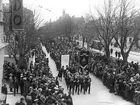 Första majdemonstration.