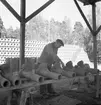 Cementarbete. Skånska Cement AB, Valbo. 27 maj 1946.