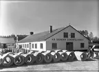 Exteriör från Skånska Cement AB, Valbo. 27 maj 1946.