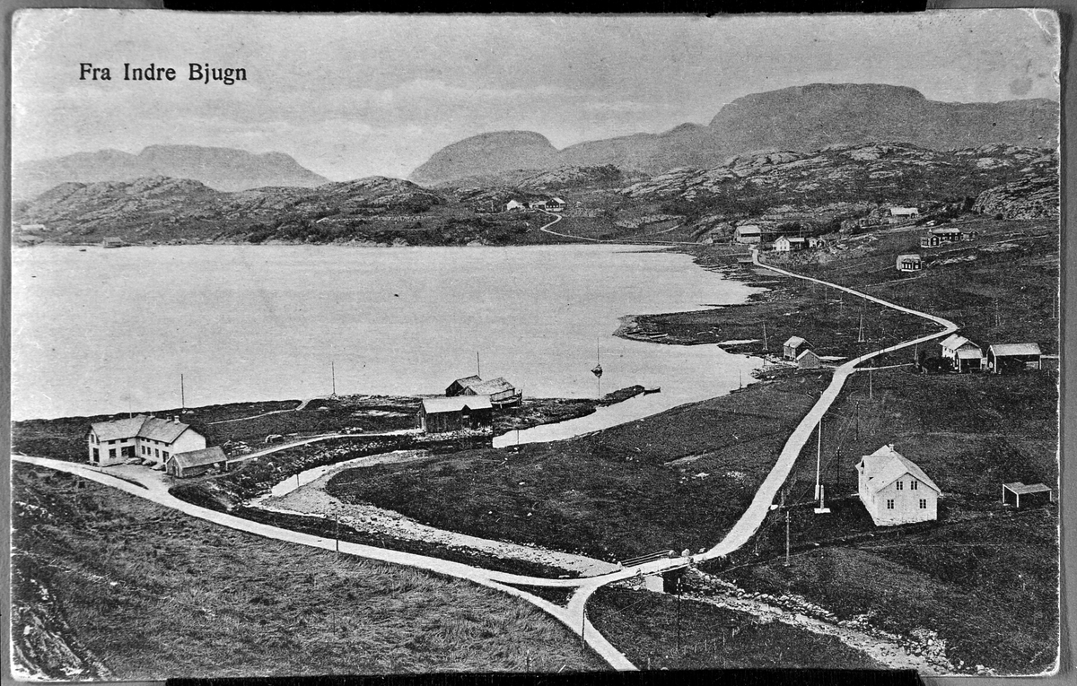 Boligbebyggelse i Botngård i Indre Bjugn fra ca. 1920