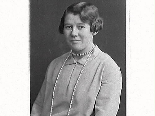 Kvinnoporträtt. Ragnhild Andersson, Åskloster.