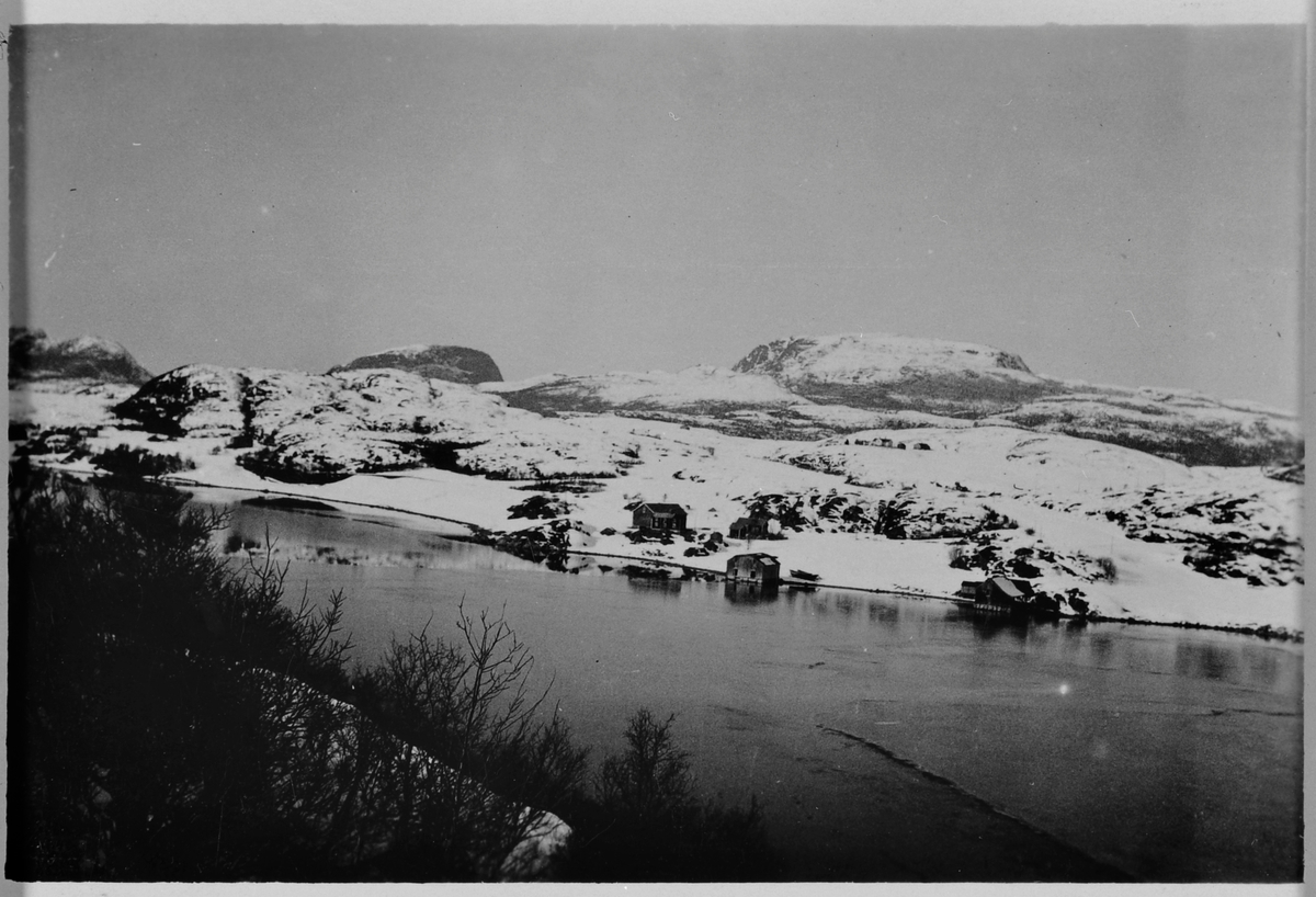 Landskap med brygger i Botngård ca. 1933