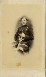 Porträtt av Christian Wilhelm Daniel Svinhufvud, löjtnant vi