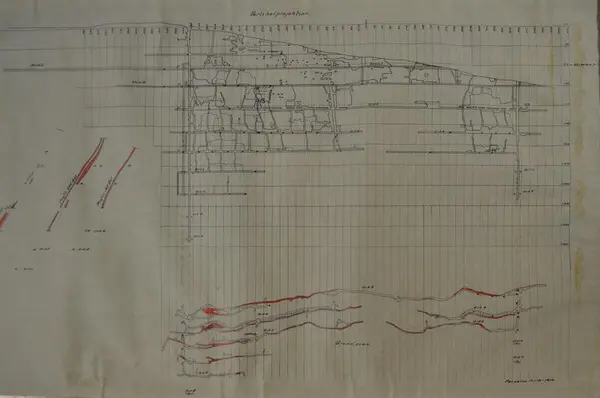 gammelt kart Folldal verk