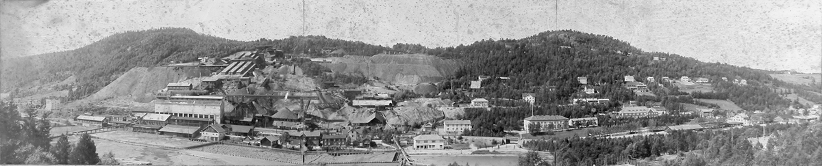 Panoramabilde av Løkken Verk.