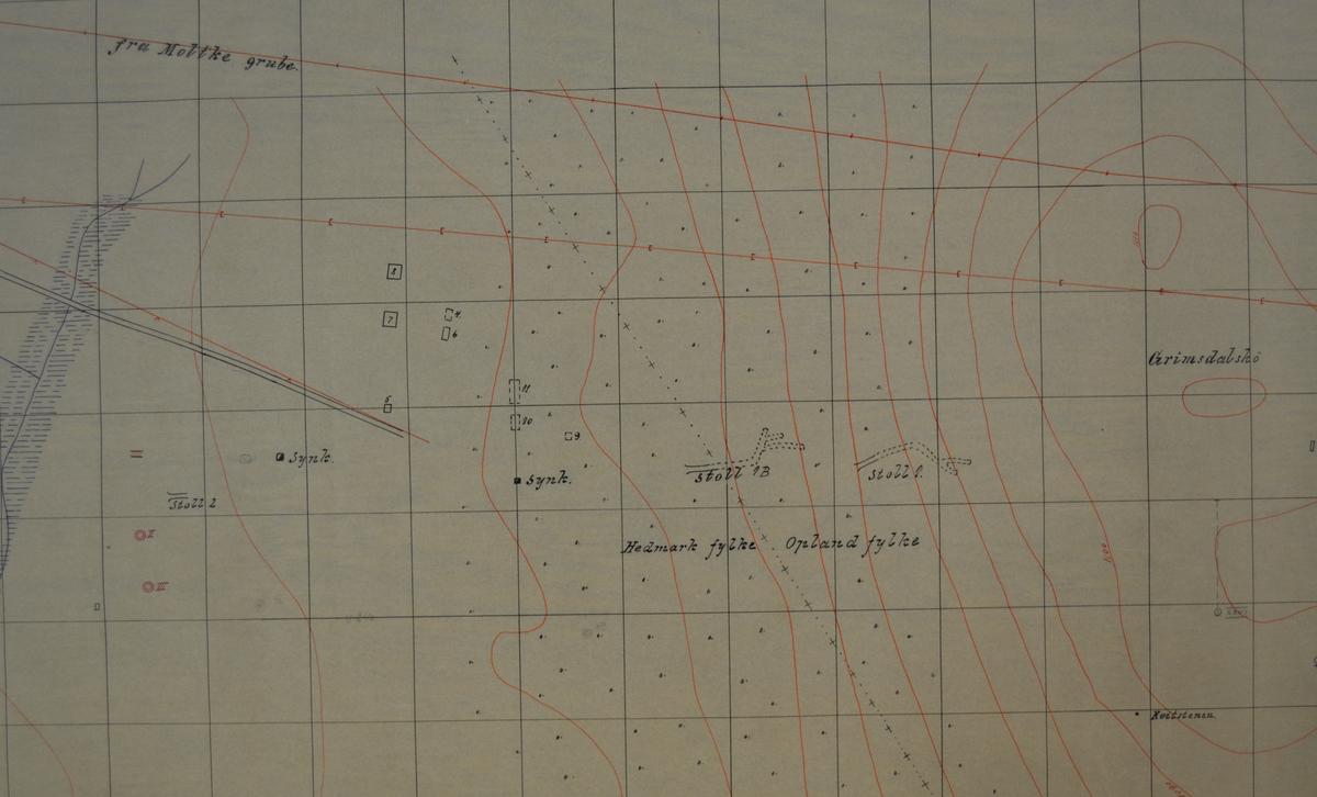 gammelt kart folldal verk