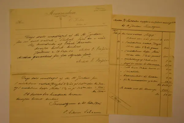 gammelt dokument folldal verk