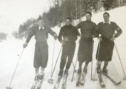 Skiløpere under frensk skimesterskap