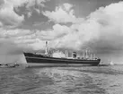 M/S TUGELA. Foto från Köpenhamn 1957.