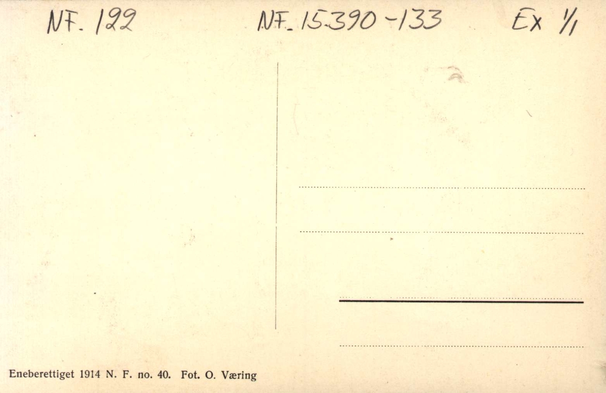 Postkort. Stabbur fra Grimsgaard i Nes. Hallingdalstunet, NF.
