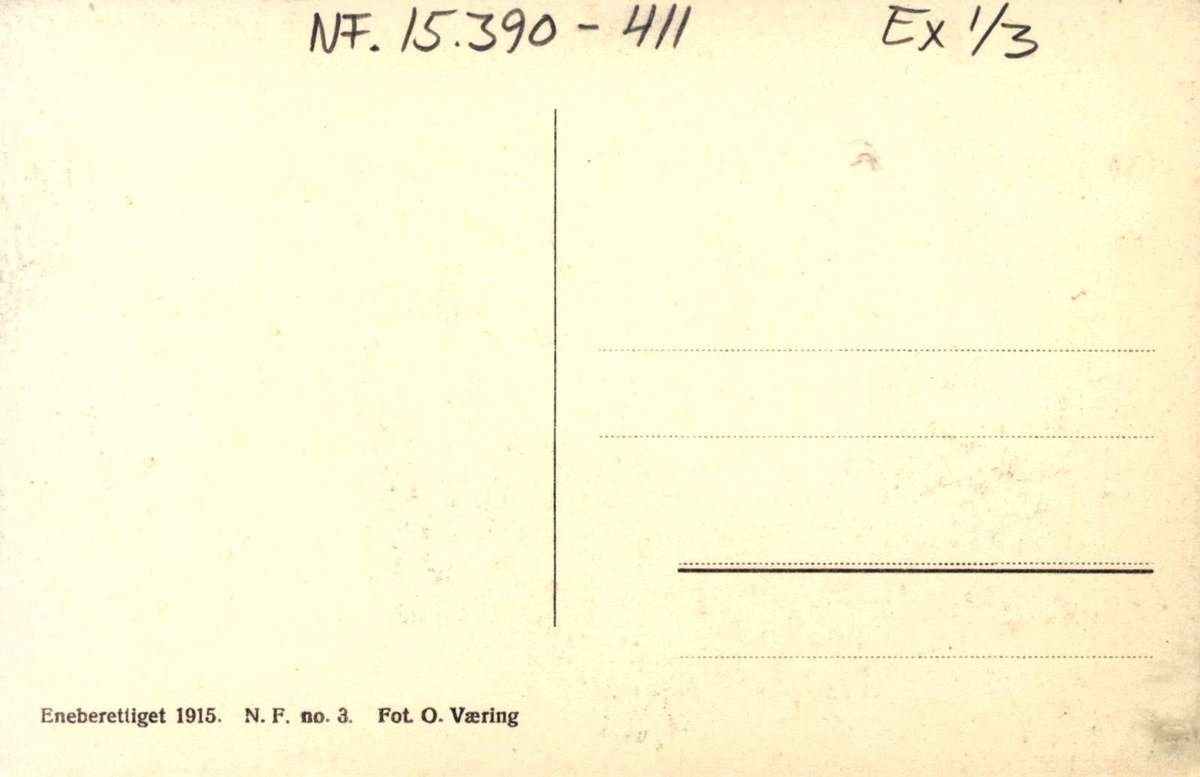 Postkort. Interiør Kirkesamlingen. Utstilling NF.