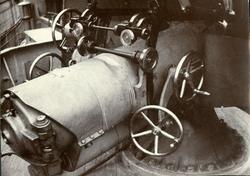 Lavettmonterad 12 cm kanon